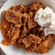 Apple Gingerbread Dump Cake