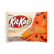 Kit Kat Orange Colored White Creme