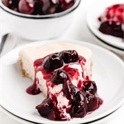 Cherries Jubilee Ice Cream Pie