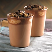 Hot Milk Chocolate With Peanut Butter Whipped Cream