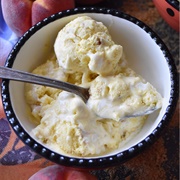 Marshmallow Creme Fresh Peach Pie Ice Cream