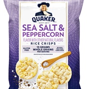 Quaker Sea Salt & Peppercorn Rice Crisps