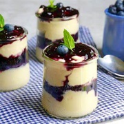 Blueberry Custard