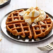 Coconut Cream Pie Waffles