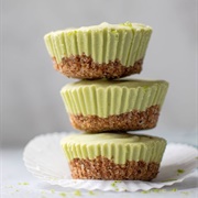 No-Bake Coconut Avocado Lime Tartlets