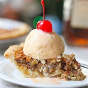 White Chocolate Amaretto Pecan Pie