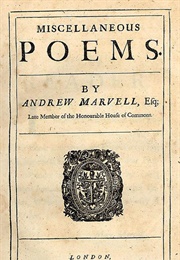 Miscellaneous Poems (Andrew Marvell)