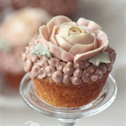 Rose' Wine Cupcake