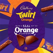 Cadbury's Twirl Orange Flavoured Chocolate Egg
