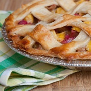 Rhubarb Mango Pie