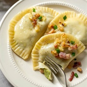 Fava Bean Pierogi