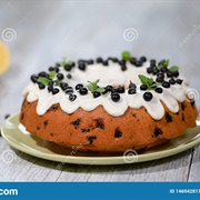 Blackcurrant Bundt Cake