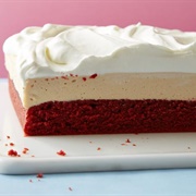 Red Velvet Bourbon Cheesecake Bars