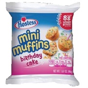 Hostess Birthday Cake Mini Muffins