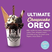 Iyah's Ice Cream Milkshake Ultimate Cheesecake Oreo Milkshake