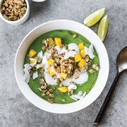 Green Tea Lime Pie Smoothie Bowl