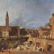 The Stonemason&#39;s Yard (Canaletto)