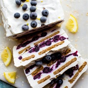 Blueberry Lemonade Icebox Cake