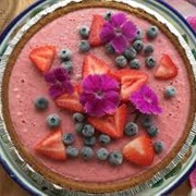 Strawberry Blood Orange Frozen Pie