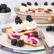 Blackberry Cheesecake Pie