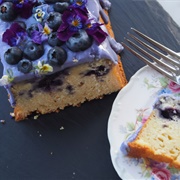 Blue Loaf Cake