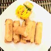Egg and Spring Roll