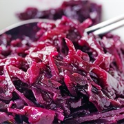 Steamed Purple Cabbage