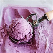 Blueberry Coconut Ice Cream