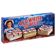 Little Debbie Red, White and Blue Yellow Snack Cakes