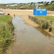 Polzeath Brook, Polzeath, Cornwall