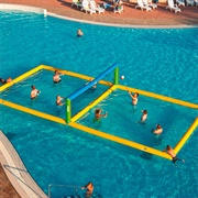 Volleyball in the Pool