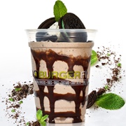 Burgerfi Oreo Chocolate Mint Cookie Milkshake