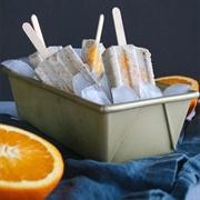 Orange Creamsicle Chia Pudding Popsicle