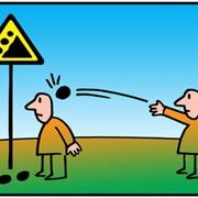 Getting a Rock Thrown at You