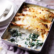 Spinach and Cheese Stuffed Pancakes