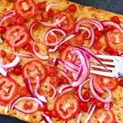 Tomato Onion Pizza
