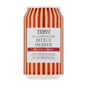 Tesco No Added Sugar Bitter Shandy
