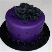 Black Purple Cake