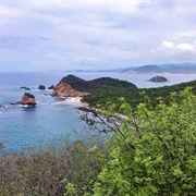 Hills and Cliffs of Machalilla National Park, Ecuador
