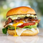 Bacon and Egg Cheeseburger