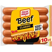 Oscar Mayer Classic Beef Uncured Franks