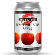 Hotlips Real Fruit Soda Apple