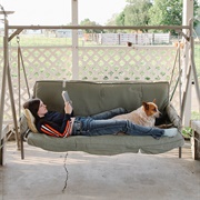 On Porch Swing