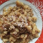 Cinnamon, Brown Sugar and Butter Spatzle