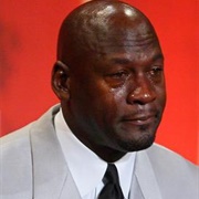 Crying Michael Jordan