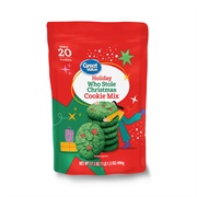 Great Value Holiday Who Stole Christmas Cookie Mix