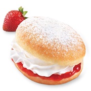 Tim Hortons Strawberry Shortcake Donut