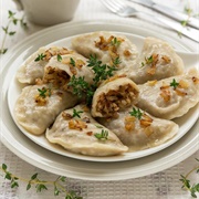 Goose and Buckwheat Pierogi