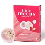 Strawberries and Cream Ice Cream Mochi