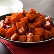 Roasted Sweet Potatoes With Honey and Cinnam